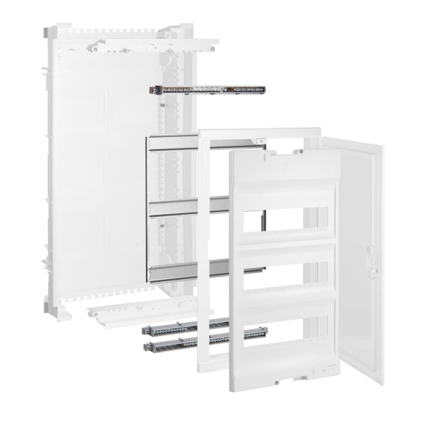 Купить Legrand Nedbox Шкаф встраиваемый 36+6М белая дверь 001413