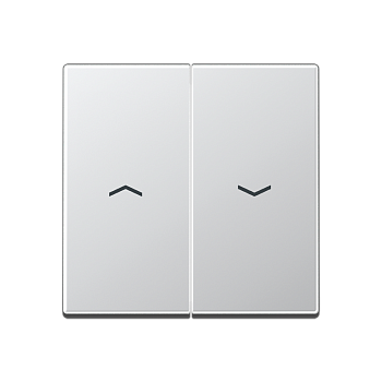 JUNG A 500 Алюминий Клавиша 2-ая жалюзийная A595PAL