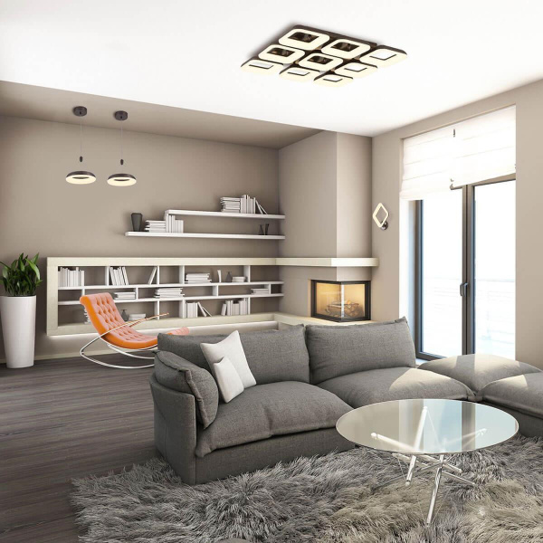 Купить Citilux CL225295R Паркер Кофе Светильник LED Люстра с пультом