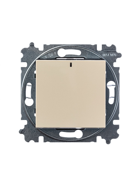 Купить ABB EPJ Levit слоновая кость / белый Выключатель 1-клавишный с подсветкой 2CHH590146A6017