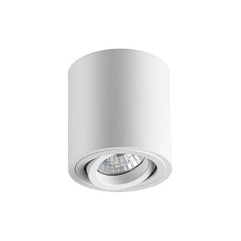 Odeon Light 3567/1C ODL18 117 белый Потолочный накладной светильник IP20 GU10 50W 220V TUBORINO