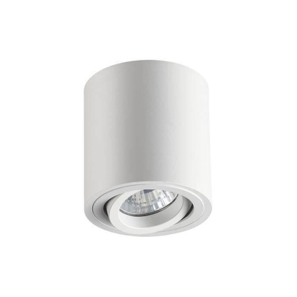 Odeon Light 3567/1C ODL18 117 белый Потолочный накладной светильник IP20 GU10 50W 220V TUBORINO