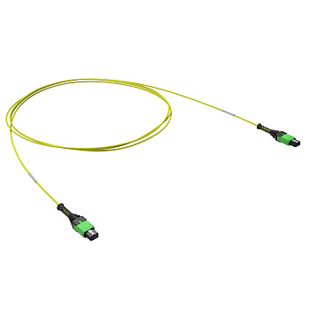 DKC Патчкорд 12ОВ 9/125 OS2, 1xMTP PRO (12)/1xMTP PRO(12), 1м