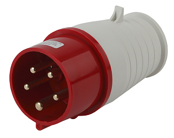 ЭРА V-16-3P-PE-N-IP44 Вилка переносная 015 3Р+РЕ+N 16А 380В