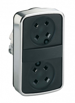 SE XB4 Головка кнопки двойная без вставок ZB4BA79