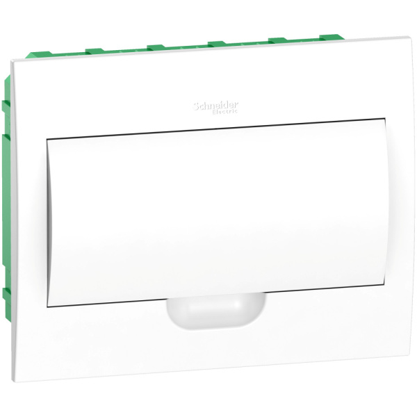 Systeme Electric EASY 9 Корпус встраиваемый с белой дверью 1ряд/12мод, IP40, IK07, 63А, 2 клеммы