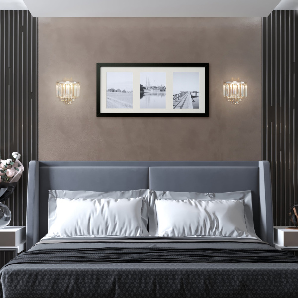 Купить Eurosvet 10121/2 Светильник настенный хром/прозрачный хрусталь Strotskis a055331