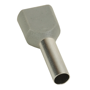 КЭАЗ Наконечник штыревой втулочный под два провода НШвИ2 OptiKit T-Shv2-PVC- 4,0-12(100шт)