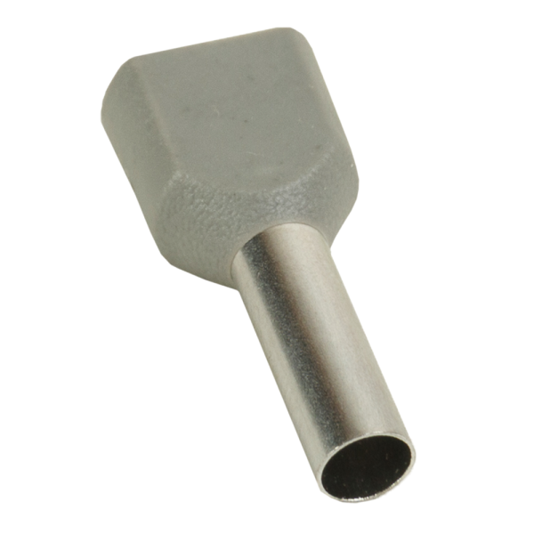 КЭАЗ Наконечник штыревой втулочный под два провода НШвИ2 OptiKit T-Shv2-PVC- 4,0-12(100шт)