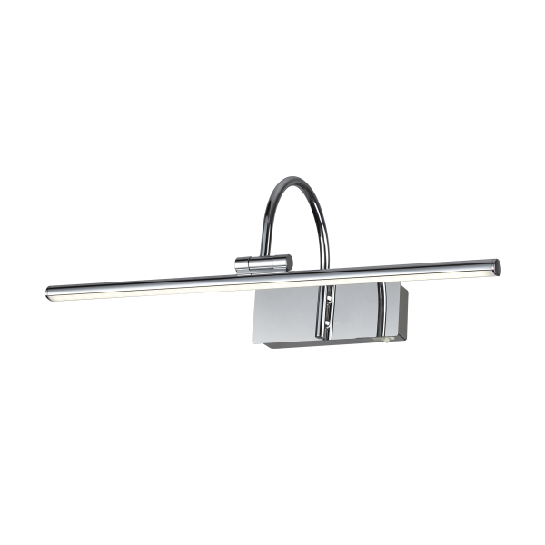 Купить Odeon Light 4910/8WL WALLI ODL22 543 хром/металл/акрил Подсветка для картин с выкл. LED 8W 4000К 450Лм GEBA