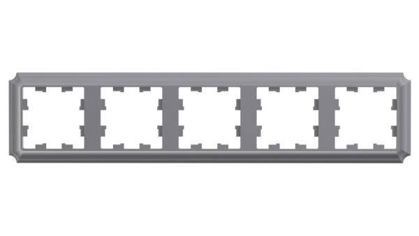 Systeme Electric AtlasDesign Antique Сталь Рамка 5-ая, универсальная