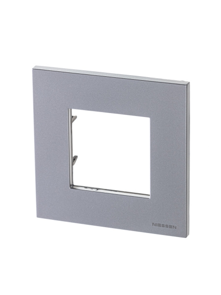 ABB NIE Zenit Серебро Рамка 1-я 2 мод 2CLA227100N1301