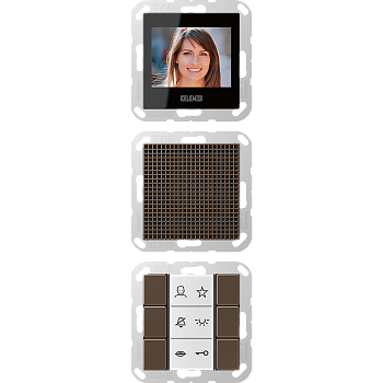 JUNG Video-внутренняя панель, мокко SIVIA622MO