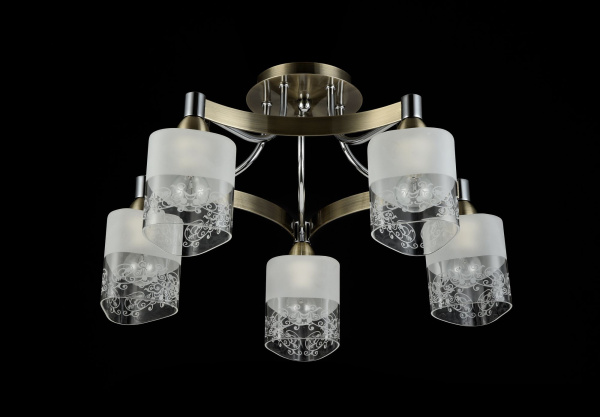 Купить Freya Modern Tasmania Бронза Антик Потолочный светильник E14 40W FR5475CL-05CH