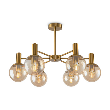 Freya Globo Латунь Люстра FR5175PL-06BS