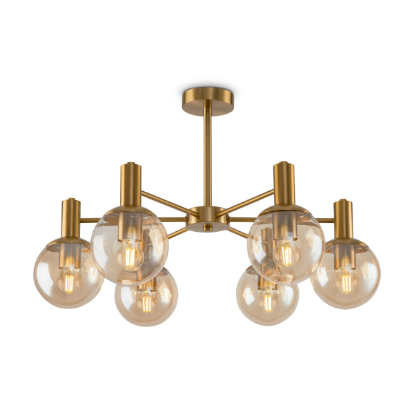 Freya Globo Латунь Люстра FR5175PL-06BS