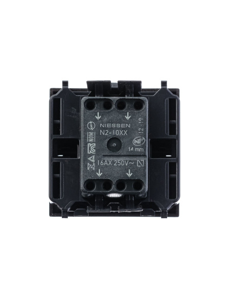 Купить ABB NIE Zenit Шампань Переключатель 1-клавишный перекрестный 2 мод 2CLA221000N1901