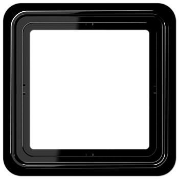JUNG CD 500 Черная Рамка 1-ая CD581SW