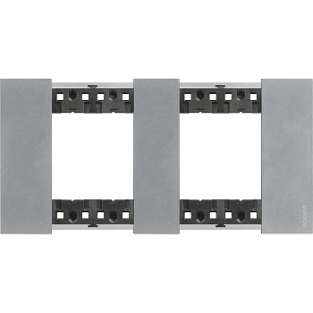 BT Living now Луна Рамка немецкий стандарт 2 поста (2+2 мод) KA4802M2NW