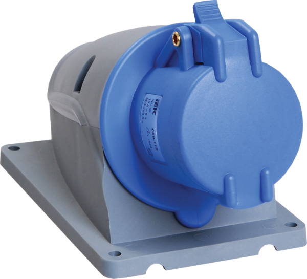 Купить IEK Розетка стационарная ССИ-113 16А-6ч/200-250В 2Р+РЕ IP44 MAGNUM