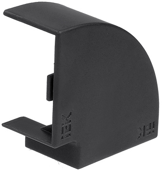 IEK ELECOR Поворот 90град КМП 20х10 черный (4шт/компл)