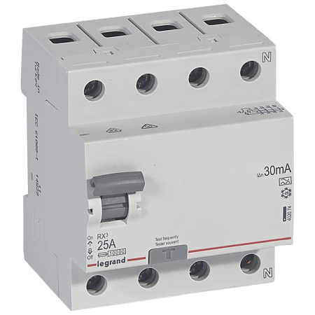 Legrand RX3 УЗО 4P 30мА 25А A 402074