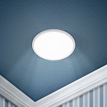 ЭРА LED 7-12-4K Светильник светодиодный круглый NEW 12W 4000K d145