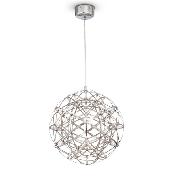 Freya Modern Amber Хром Подвесной светильник FR5099PL-L21CH