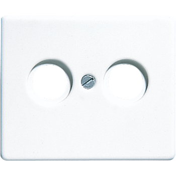 JUNG SL 500 Белая Накладка TV-FM розетки SL561TVWW