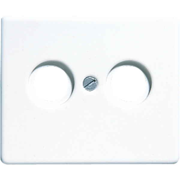 JUNG SL 500 Белая Накладка TV-FM розетки SL561TVWW