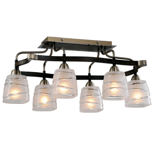 Citilux CL150161 Каппа Ст.Бронза+Холст Светильник Люстра