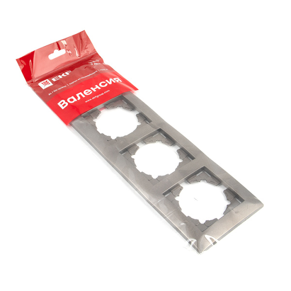 Купить EKF PROxima Валенсия Рамка 4-местная графит