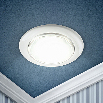 ЭРА KL35 WH /1 (к) Светильник под лампу Gx53,220V, 13W ,белый (80/1680)