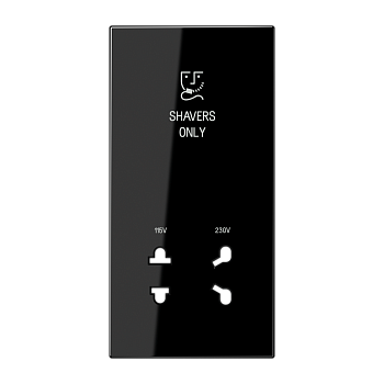 JUNG Накладка бритвенной розетки черная SOLS7522SWPL