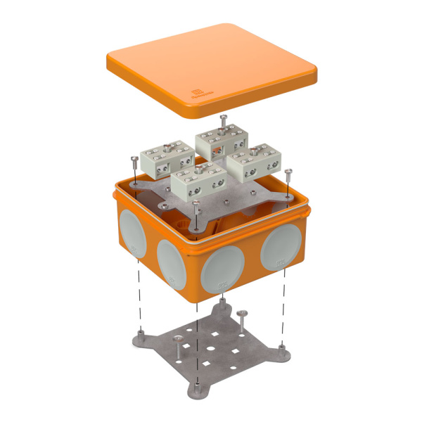 Промрукав Коробка огнестойкая для о/п двухкомпонентная 60-0300-FR6.0-4-8-Р Е15-Е60 100х100х50