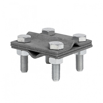 EKF PROxima Зажим крестовидный прут-прут (3 пластины 57x57мм) HZ