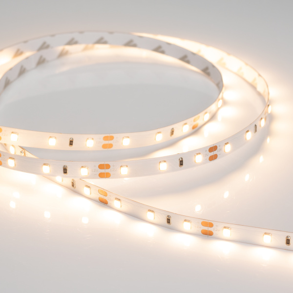 Купить Arlight Светодиодная лента RT-A60-8mm 12V Warm2700 (7.2 W/m, IP20, 2835, 5m) (Открытый) 015702(2)