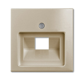 ABB BJB Basic 55 Шамп Накладка 1-ой ТЛФ/комп розетки наклонной 2CKA001753A0204