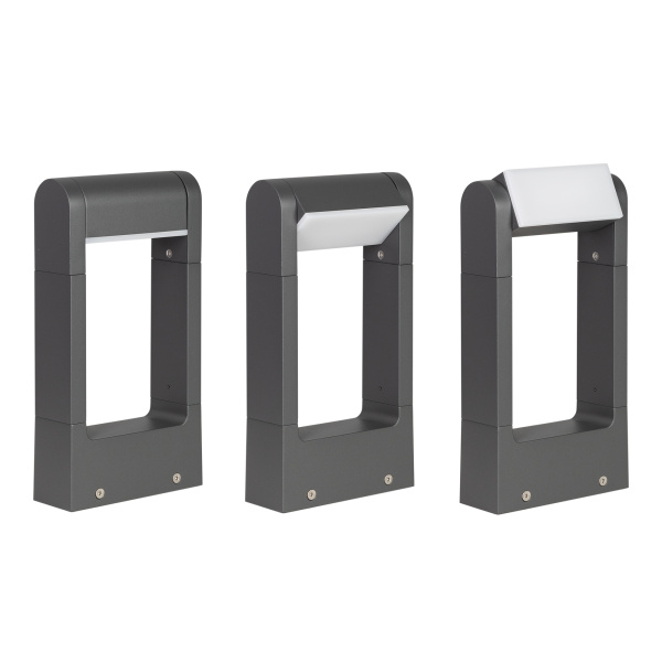 Купить Arlight Светильник LGD-PATH-FRAME-ROTARY-H300-6W Warm3000 (GR, 111 deg, 230V) (IP65 Металл, 3 года) 020397(1)