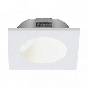Eglo 96901 Светодиодный встраиваемый светильник для лестниц ZARATE, 2W(LED), 80х80, литой алюминий, белый