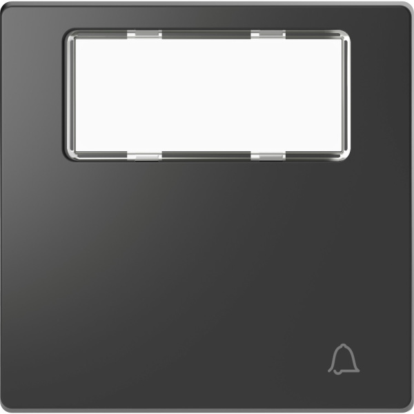 SE Merten D-Life Антрацит Клавиша 1-ая, с полем для надписи, «звонок» MTN3365-6034