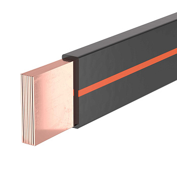 DKC Гибкая шина в ПВХ изоляции, 5x63x1мм, ном. ток 1000А, длина 2 метра