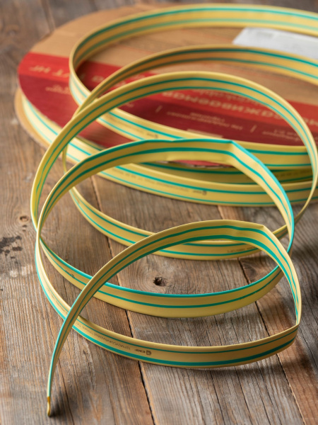 Купить EKF PROxima Термоусаживаемая трубка ТУТ нг 18/9 жел-зел рулон