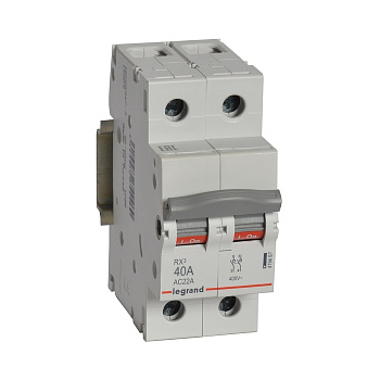 Legrand RX3 Рубильник 2P 40А 419407 Legrand RX3 Рубильник 2P 40А 419407