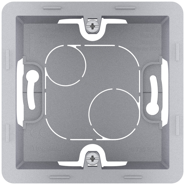 Legrand INSPIRIA Алюминий Коробка накладного монтажа - 1 пост 673982