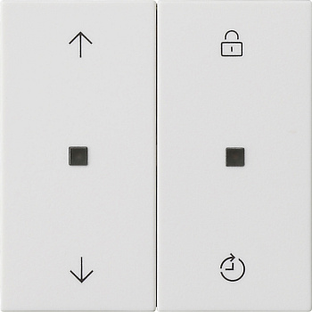 Gira Накладка управления жалюзи с функцией памяти System 3000 536327