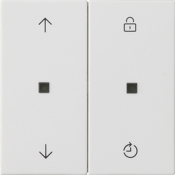 Gira Накладка управления жалюзи с функцией памяти System 3000 536327