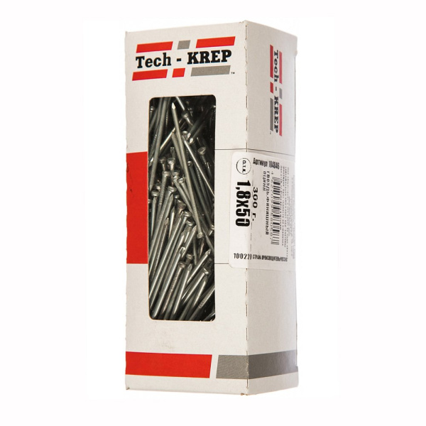 Tech-Krep Гвоздь финишный оцинк. 1,8х50 (300 г) - коробка с ок. 104846