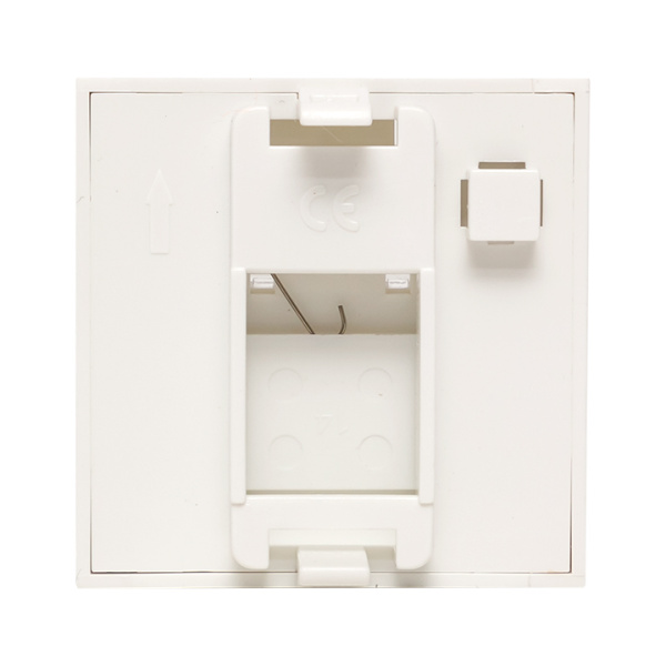 Купить EKF TeraLINK PRO Вставка розеточная TeraLINK PRO 45x45мм формат Mosaic на 1 модуль Keystone со шторкой и маркером белая