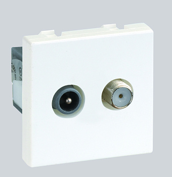 Simon Connect Графит Розетка TV-SAT K130A-14